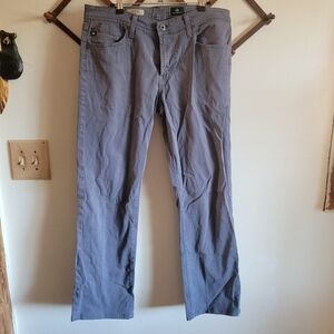 AG Adriano Goldshmied The Protege Straight Leg Pant Gray Men's 33 x 34